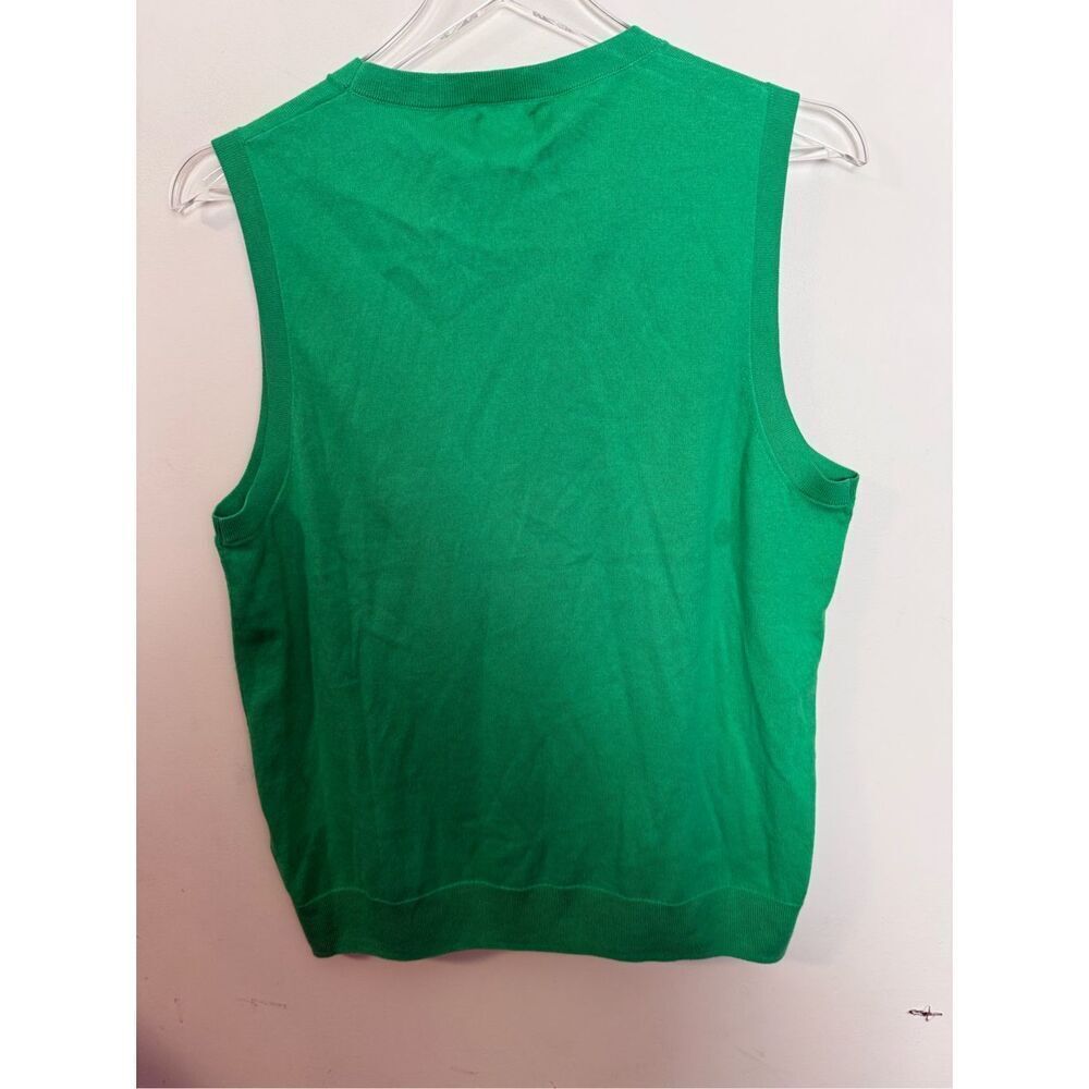 J Crew BJ846 Classic Shell 100% Cotton Green XXL - Picture 3 of 3